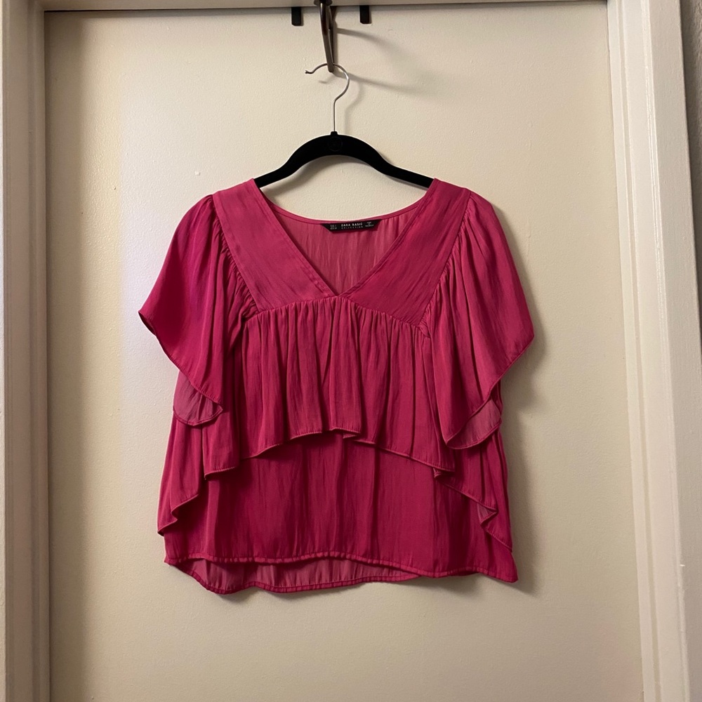 Pink blouse